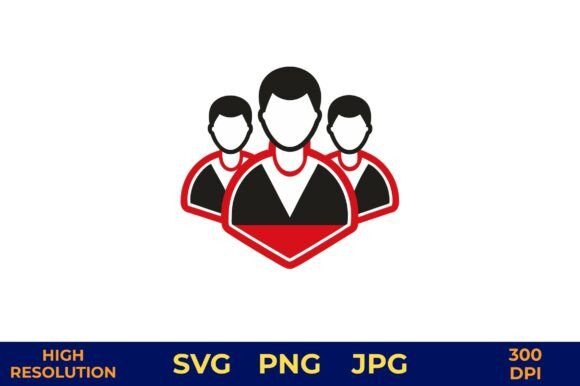 Elevating Professional Collaboration with the Team Unity Vector Icon for Business