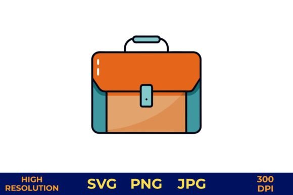 Elevating Your Brand Identity with the Modern Business Briefcase Icon