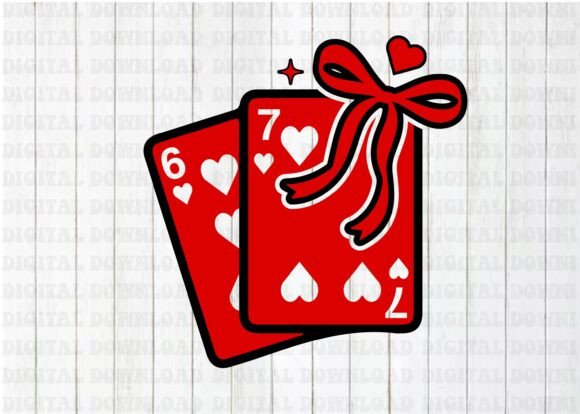 Playing Cards Valentine 6 7 Coquette Design Guide