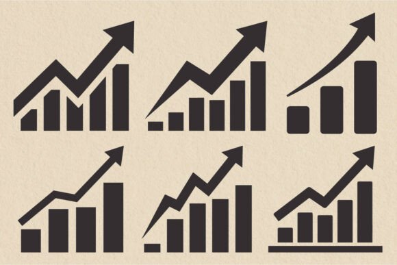 Strategic Visualization: Leveraging the Business Growth Chart Arrow Graph SVG for Brand Clarity