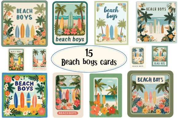 Unlocking Retro Coastal Charm: A Comprehensive Guide to Beach Boys Cards Clipart for Modern Design